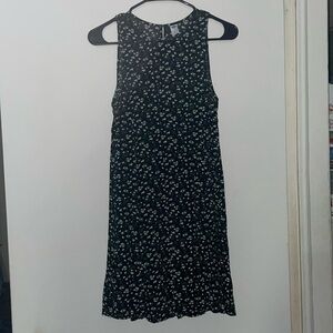 Old Navy- Small Black dress with white flowers
